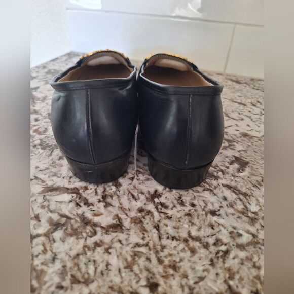 Salvatore Ferragamo Blue ‎ Leather Flat Size 8 AA - Picture 5 of 14